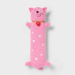 Pink Cat Plush Pillow